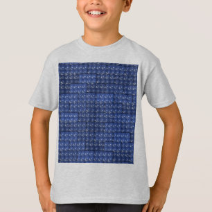 Die Ziegelsteine des Erbauers - Blau T-Shirt