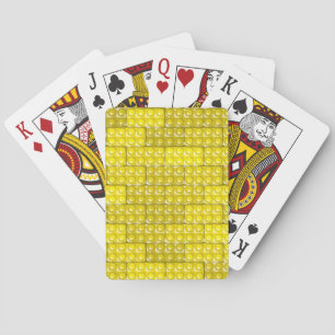 Die Ziegelsteine des Erbauers - Gelb Spielkarten