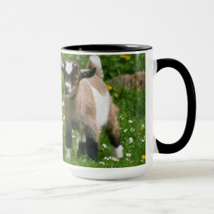 Die Ziegen sind draußen aus dem Zoll Kaffee Foto  Tasse
