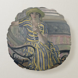 Die Zigarette Rundes Kissen