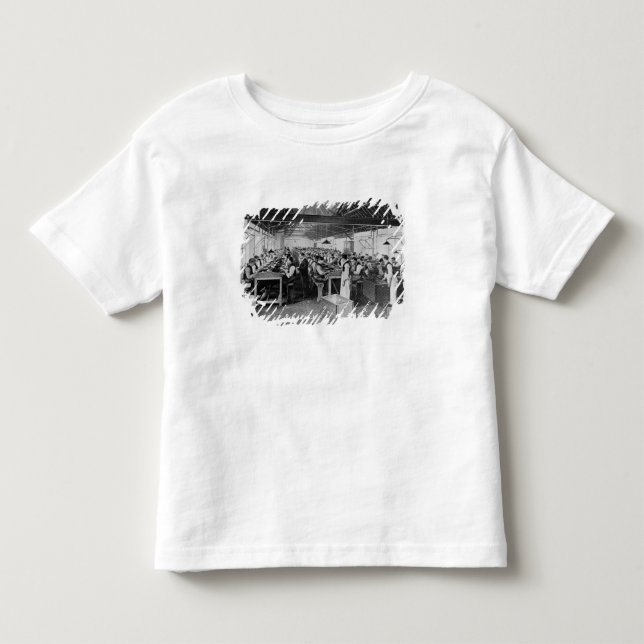 Die Zigarrenherstellungsabteilungen Kleinkind T-shirt (Vorderseite)