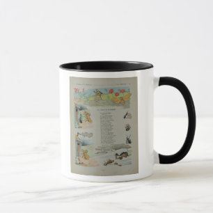 Die Zikade und die Ameise von den Fabeln Tasse