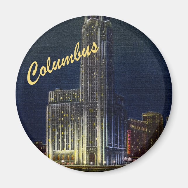 Die Zitadelle am Vintagen Abend Magnet (Vorne)