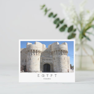 Die Zitadelle von Qaitbay, Alexandria, Ägypten Postkarte
