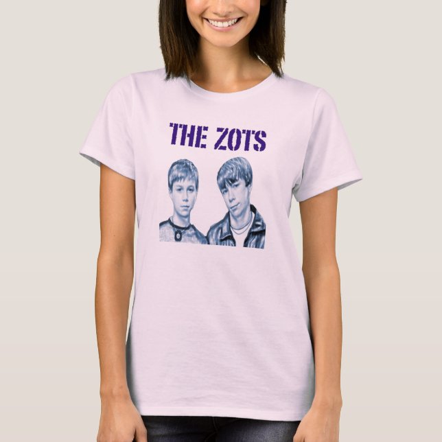 Die Zots nahe hohe Skizze - rosa Shirt (Vorderseite)