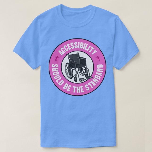 Die Zugänglichkeit sollte die Behalten Standardvor T-Shirt (Design vorne)