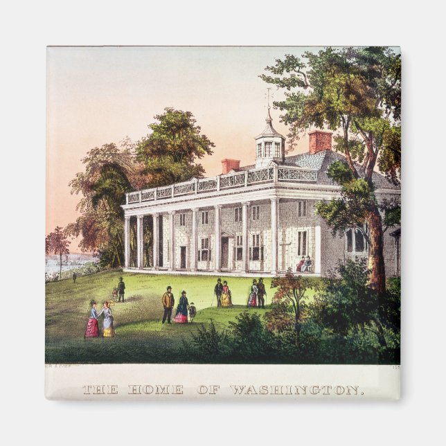 Die Zuhause von George Washington Magnet (Vorne)