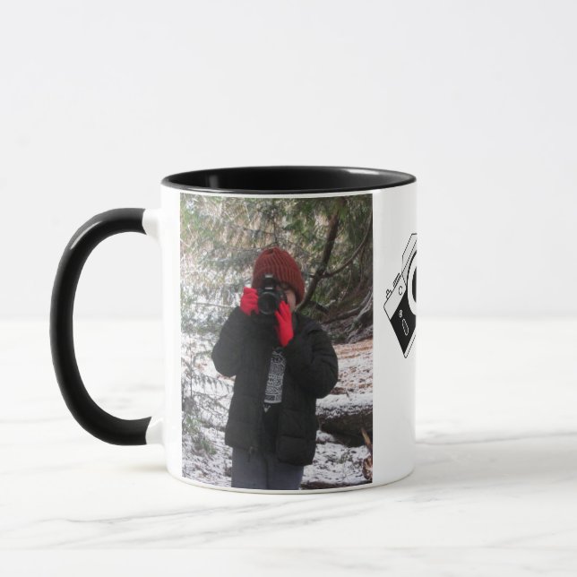 Die Zukunft der Fotografie-Tasse Tasse (Links)