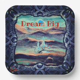 Die Zukunft der Stadt des Lichtraums Big Pappteller