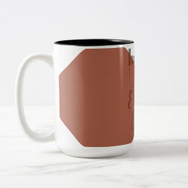Die Zukunft einatmen, die Vergangenheit erleben | Zweifarbige Tasse