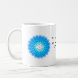 Die Zukunft hängt von ab, was wir im Geschenk tun Kaffeetasse