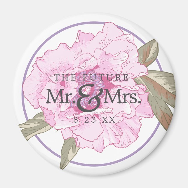 Die Zukunft Herr & Frau Floral Wedding retten den  Magnet (Vorne)