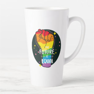 Die Zukunft ist gleich hoch Milchtasse