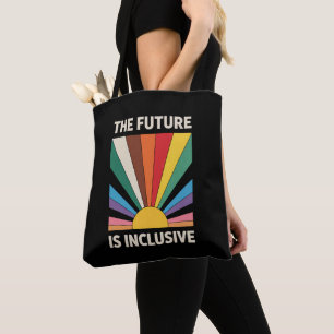 Die Zukunft ist inklusiver LGBTQ-Stolz auf alleini Tasche