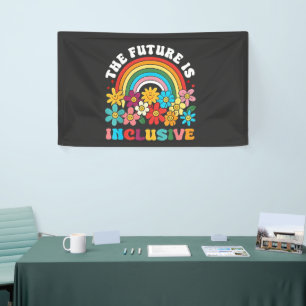 Die Zukunft ist inklusiver Stolz Monat LGBTQ Banner