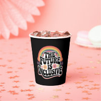 Die Zukunft ist inklusives Rainbow LGBTQ Flag Gay