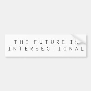 Die Zukunft ist Intersectional Autoaufkleber