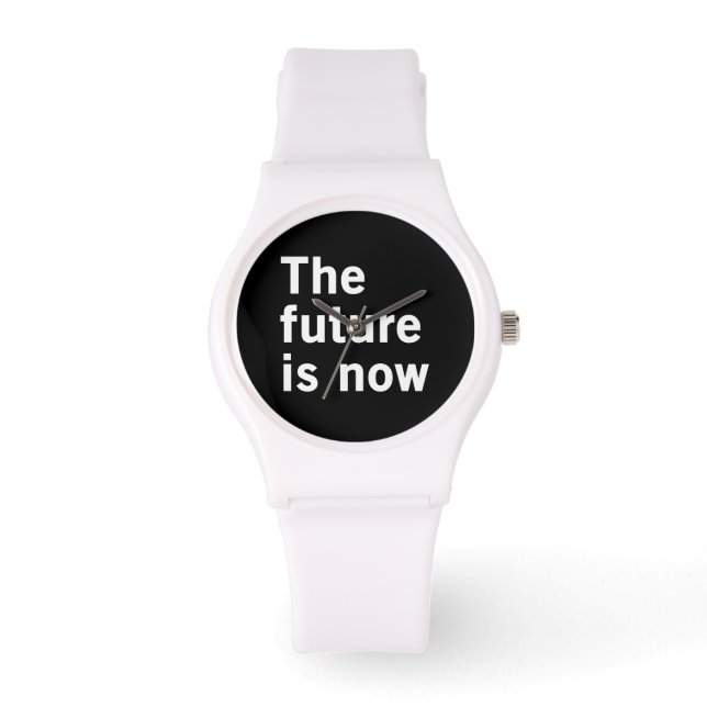 Die Zukunft ist jetzt Armbanduhr (Vorderseite)