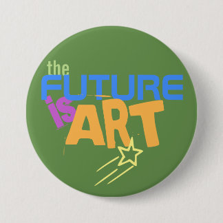 Die Zukunft ist Kunst Indie-Künstler Button