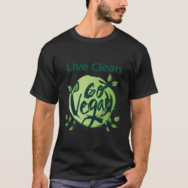 Die Zukunft ist Veganes Design T-Shirt (Vorderseite)