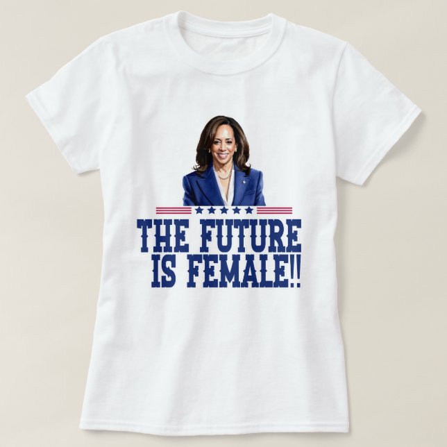 Die Zukunft ist weiblich Kamala Harris T-Shirt (Design vorne)