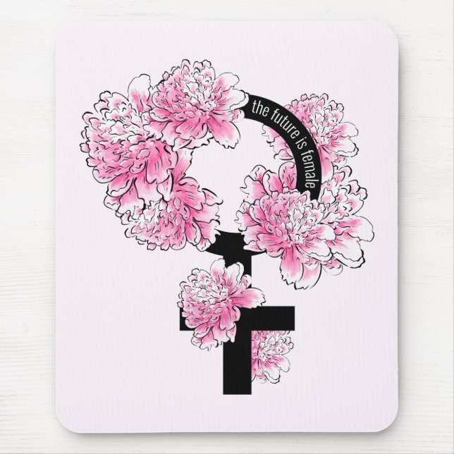 Die Zukunft ist weiblich Mousepad (Vorne)