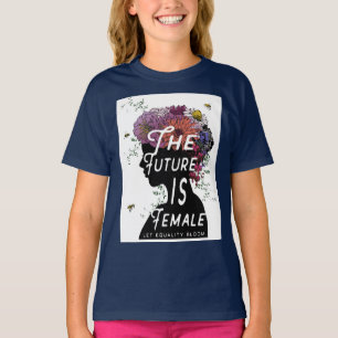 Die Zukunft ist Weiblichkeit - T - Shirt im Fußbal