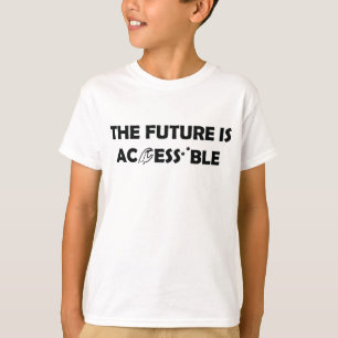Die Zukunft ist zugänglich ASL-Gebärdensprache Bra T-Shirt