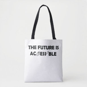 Die Zukunft ist zugänglich ASL-Gebärdensprache Bra Tasche