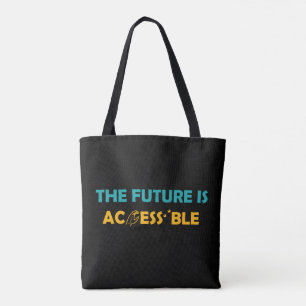 Die Zukunft ist zugänglich ASL-Gebärdensprache Bra Tasche