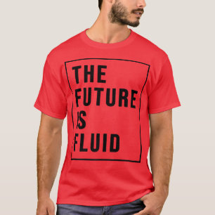 Die Zukunft liegt in der fließenden schwulen, lesb T-Shirt