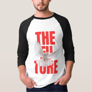 Die Zukunft – Motivierende Typografie-Zitat T-Shirt