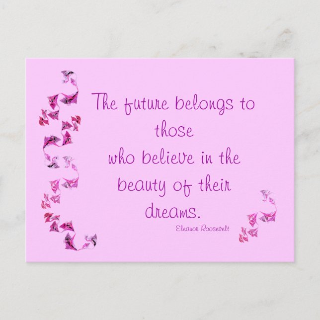 Die Zukunft Postkarte (Vorderseite)