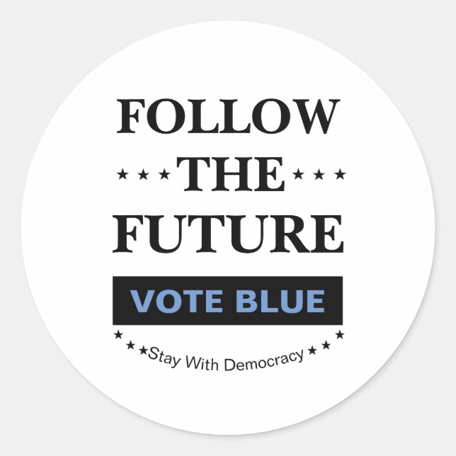 Die Zukunft Runder Aufkleber (Vorderseite)