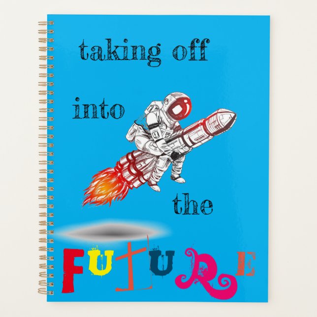 Die Zukunft vorantreiben Planer (Vorderseite)