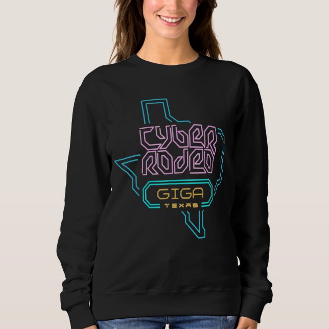 Die Zukunft wird ein Cyberrodeo sein Sweatshirt (Vorderseite)
