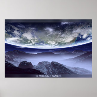 Die Zusammenlegung der Welten Poster