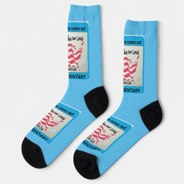 Die "Zwei gehen rein..einer kommt heraus. Ein "Soc Socken (Linkes Detail)