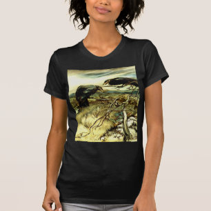 Die zwei Krähen oder die Twa-Korbweide machen eine T-Shirt