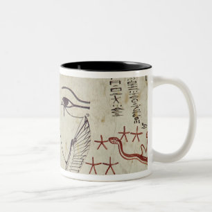 Die zwei mystischen Augen, vom Grab von Zweifarbige Tasse