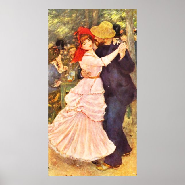 Die zwei Schwestern auf der Terrasse Auguste Renoi Poster (Vorne)
