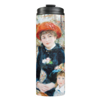 Die zwei Schwestern auf der Terrasse Auguste Renoi Thermosbecher