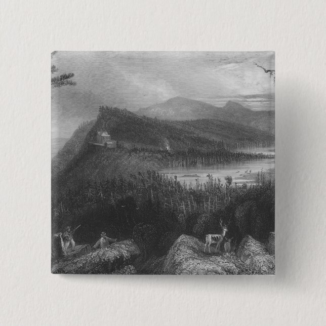 Die zwei Seen und das Gebirgshaus Button (Vorderseite)