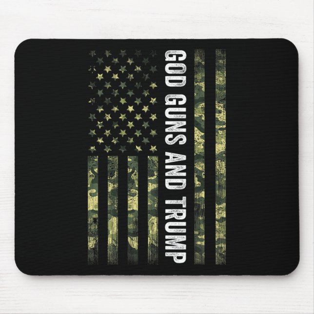 Die zweite Änderung der US-amerikanischen Fahne: " Mousepad (Vorne)