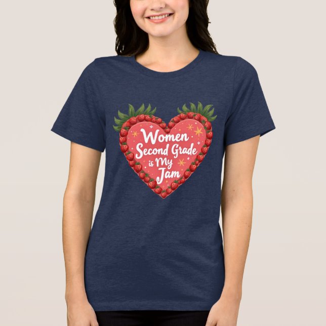 Die zweite Klasse ist mein Jam Teacher Shirt | Nie (Vorderseite)