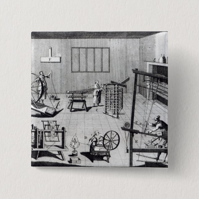 Die zweite Platte der Woollen Fertigung Button (Vorderseite)