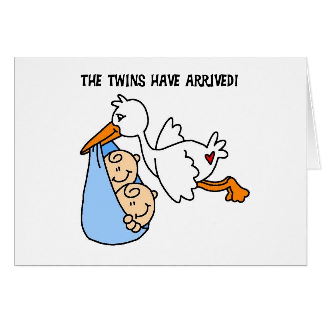 Die Zwillinge sind angekommen (Vorderseite (Horizontal))