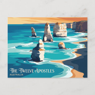 Die Zwölf Apostel Australien Postkarte