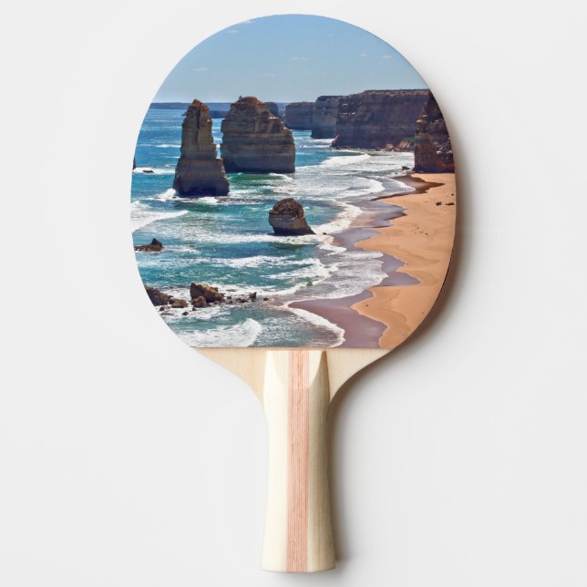 Die zwölf Apostel, Victoria, Australien Tischtennis Schläger (Vorderseite)
