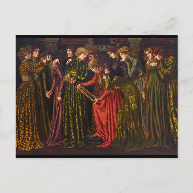 Die zwölf Tanzprinzessinnen von Gustave Stevens Postkarte (Vorderseite)